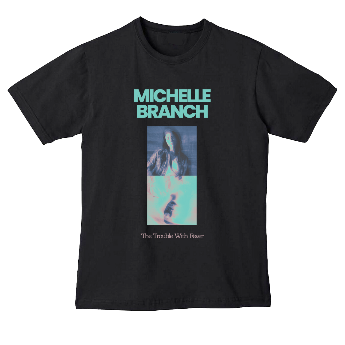 Black Gradient Block Tee