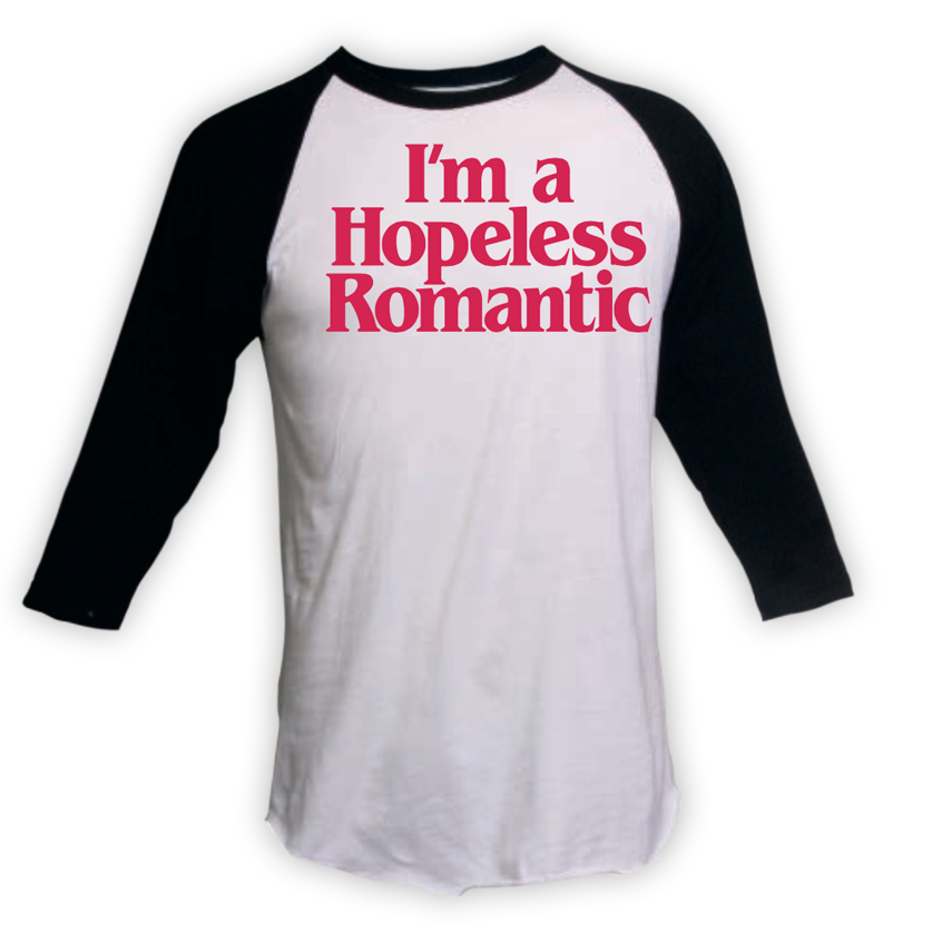 "Hopeless Romantic" Baseball T-shirt